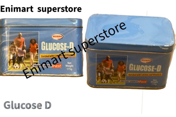 Munro Glucose-D Instant Energy Powder – 175g – Enriched with Calcium & Vitamin D