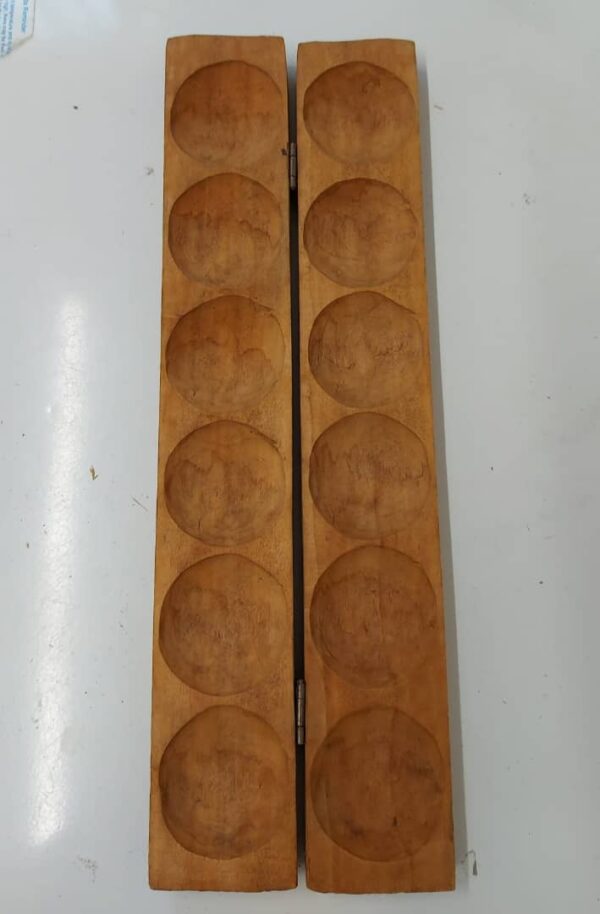 Handcrafted Ayo Olopon Game Board – Classic African Mancala Game - Small size - Image 2
