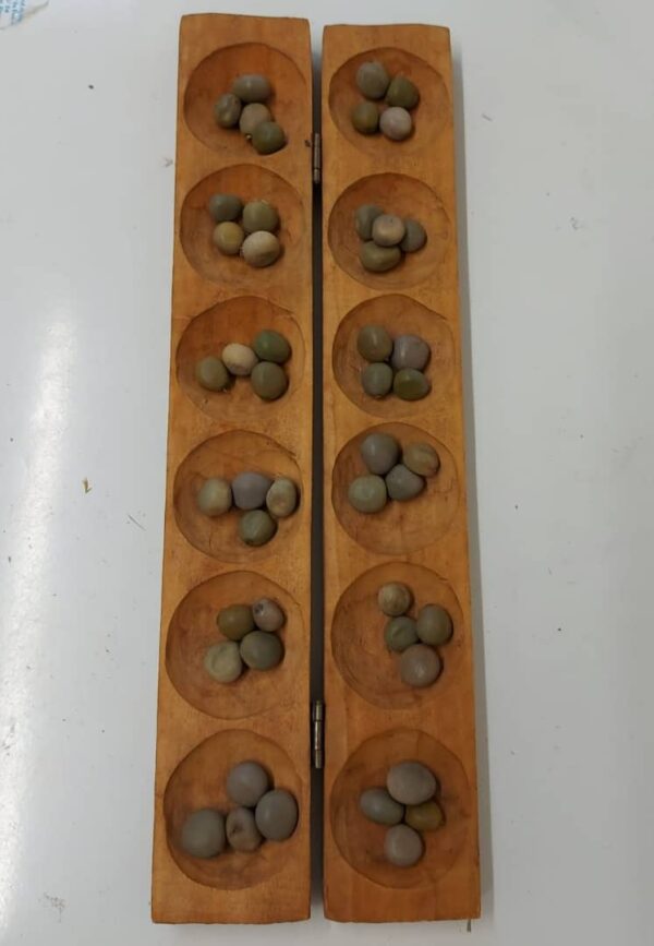 Handcrafted Ayo Olopon Game Board – Classic African Mancala Game - Small size - Image 5