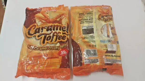 Rich Caramel Creamy Toffee – 50 Pieces x 2 packs