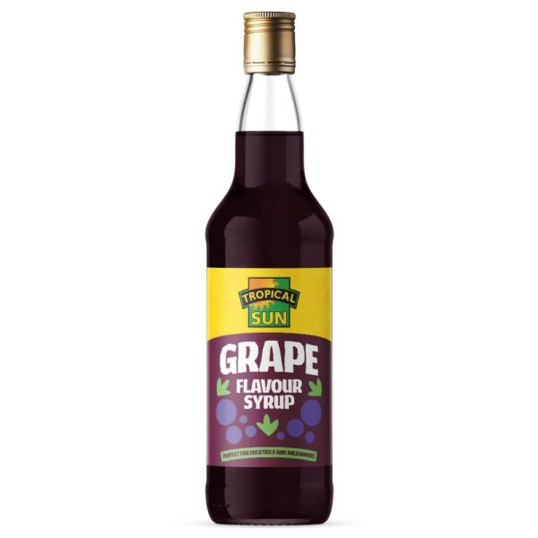 Tropical Sun Grape Flavour Syrup – 700ml  Item Code: TS-GRP-SYR700
