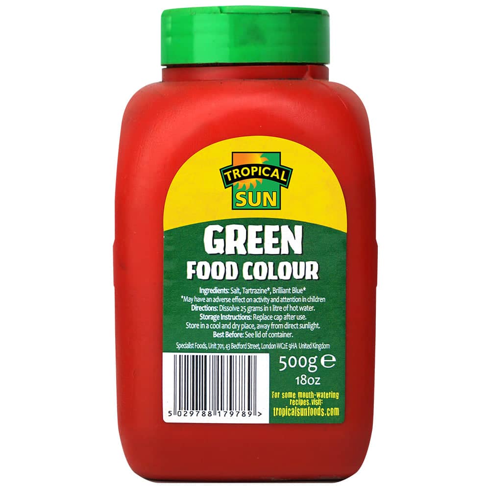 GREEN FOOD COLOURING