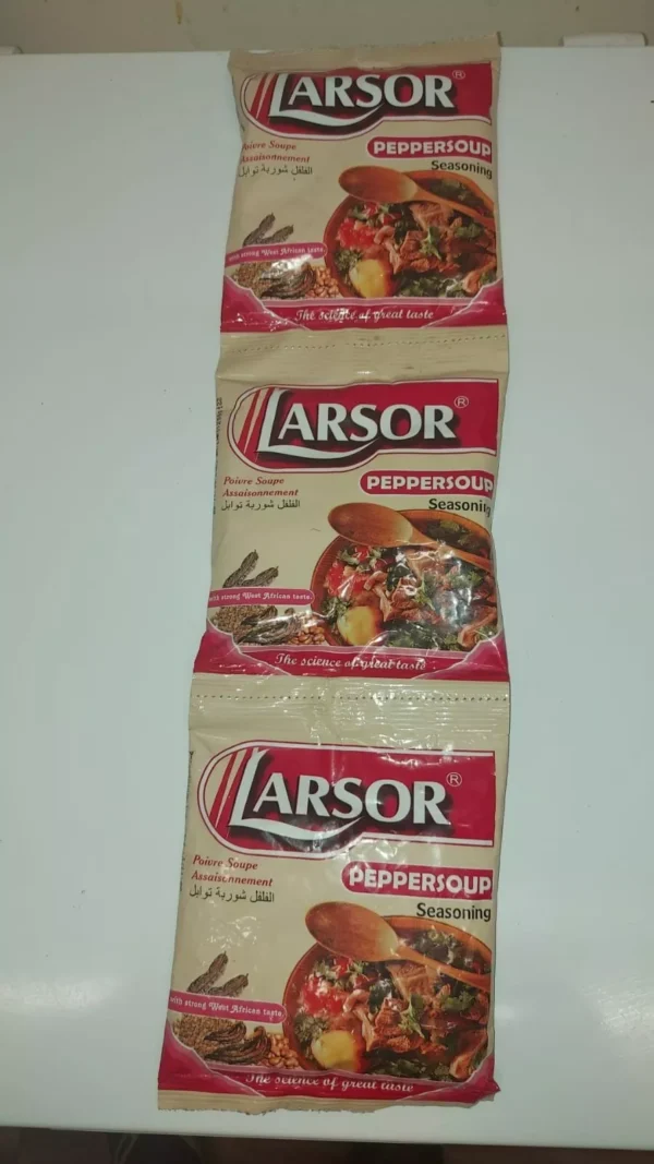 Larsor Peppersoup Seasoning Powder - 250g x 3 satchets