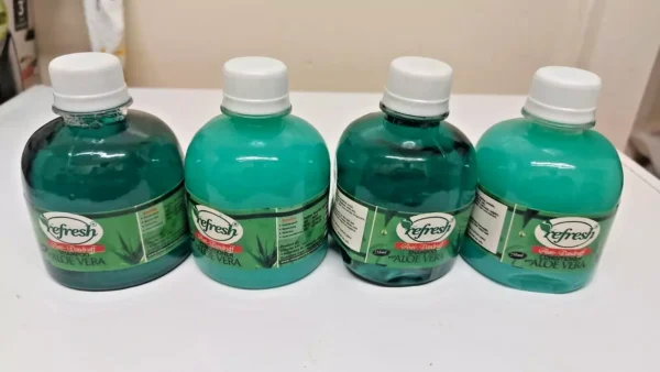 4x Refresh Anti-Dandruff Hair Care Set – 2 Shampoos & 2 Conditioners with Aloe Vera – 250ml Each