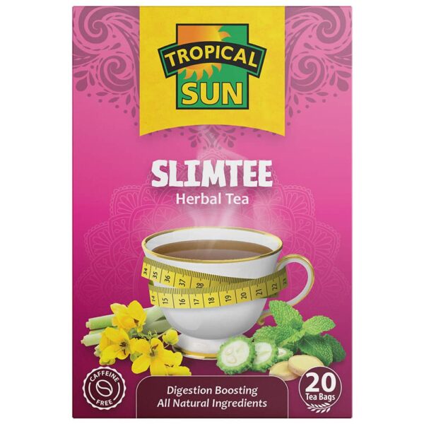 Tropical Sun Slimtee Herbal Tea – 20 Tea Bags - Item Code: TS-SLIMTEA20