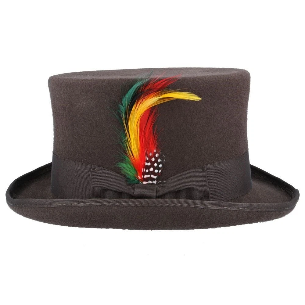 BROWN TOP HAT